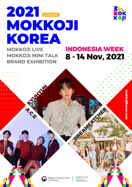 2021 MOKKOJI KOREA holds Indonesia Week online from November 8 to 14 with K-pop stars, including Kyu...