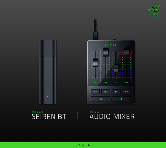 Razer Seiren BT,  Razer Audio Mixer