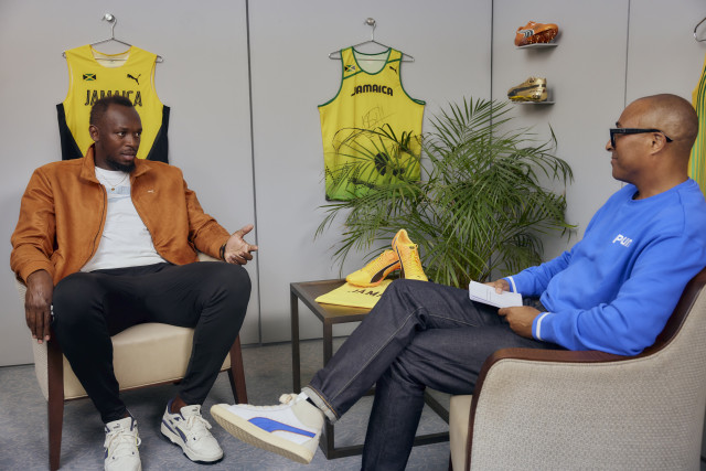 The dynamic conversation between Usain Bolt and Colin Jackson provides an engaging glimpse into the life of a sporting legend. (Photo: Business Wire)
