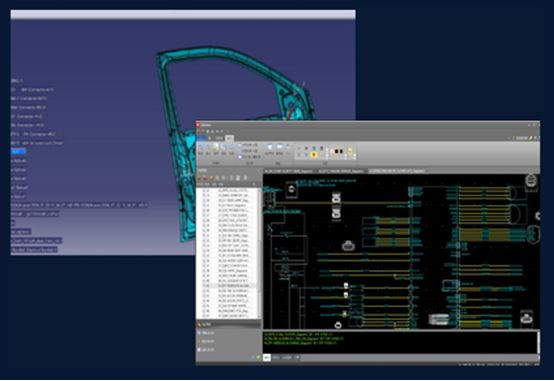 CADvizor CATIA 3D Integration 화면