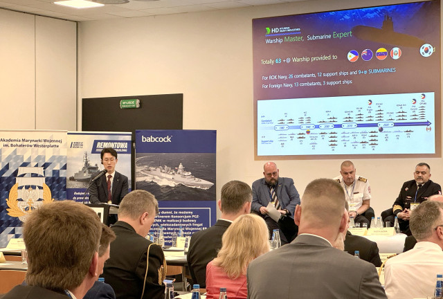 HD현대중공업은 지난 20일(현지 시간) 폴란드 바르샤바에서 개최된 ‘국제해양 안보포럼’에 참가해 폴란드 해양 안보 솔루션을 제시했다.