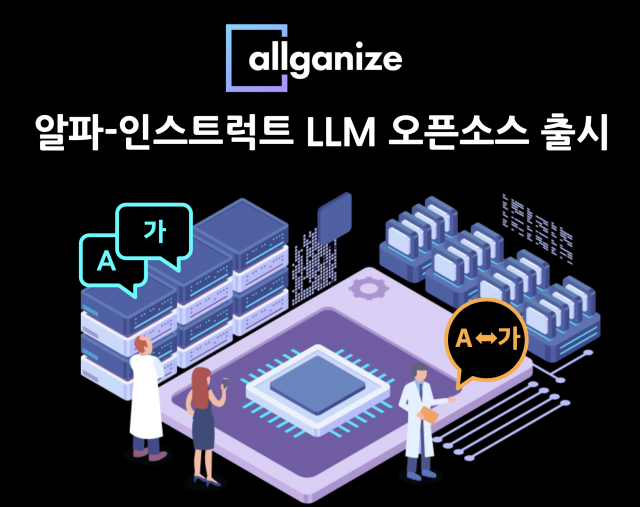 올거나이즈, 한국어 실무에 특화된 LLM ‘알파-인스트럭트’ 오픈소스로 출시