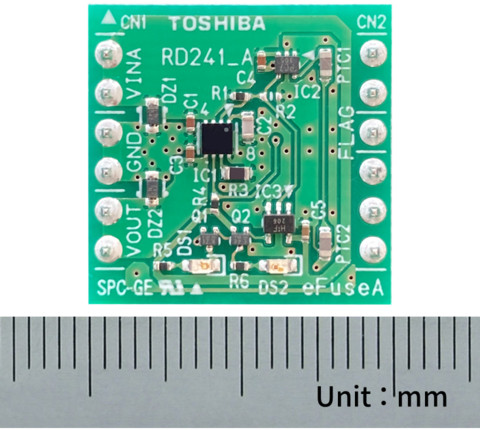 Toshiba: eFuse IC Application Circuit (with Thermal Shutdown) (Photo: Business Wire)