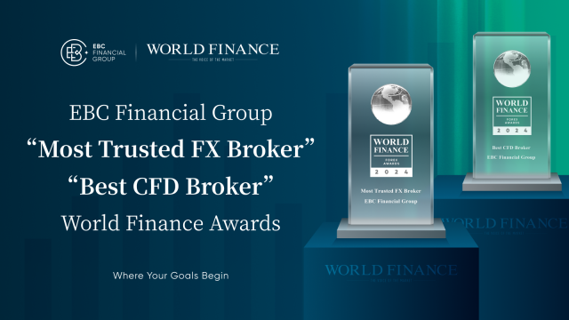 EBC 그룹이 ‘월드 파이낸스 어워즈’에서 ‘가장 신뢰받는 FX 브로커’, ‘최고의 CFD 브로커’로 2관왕을 차지하며 최고 수준의 규제 크리덴셜, 우수한 거래 환경, 다양한 보안 조치에 대한 글로벌 투자자들의 신뢰를 인정받았다