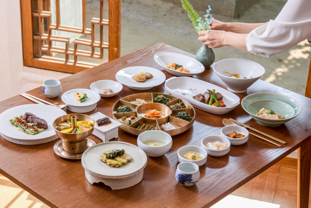 Korea House summer Jeongsik menu