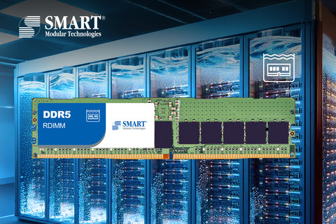 SMART Modular&amp;#039;s RDIMMs with conformal coating protects modules used in liquid immersion servers which leads to higher reliability and reduced costs for data center applications. (Graphic: Business Wire)