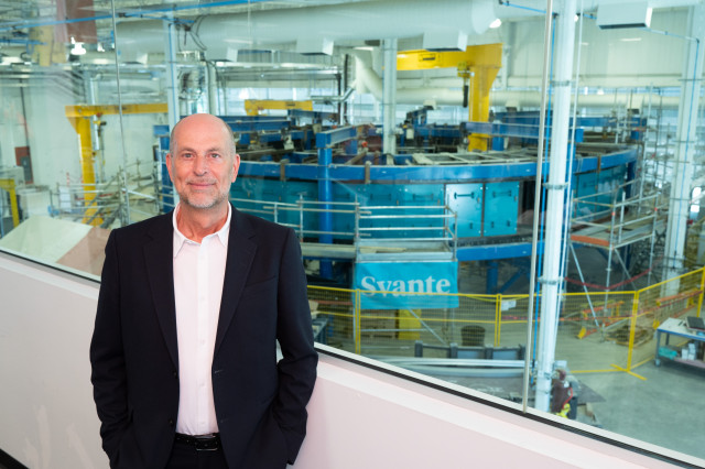 Claude Letourneau, Svante‘s President &amp; CEO at Svante’s World Headquarters, the Centre of Excellence for Carbon Capture &amp; Removal in Vancouver, BC (Photo: Business Wire)