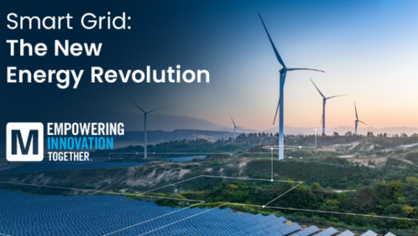 In the latest installment of its Empowering Innovation Together (EIT) technology series, Mouser explores the benefits of incorporating renewable energy into smart grid technology, emphasizing the role of AI and 5G in achieving sustainable grid management. (Photo: Business Wire)