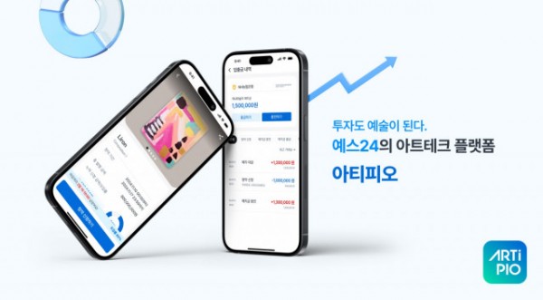 예스24 자회사 아티피오(ARTiPIO)가 아트테크 앱을 론칭했다