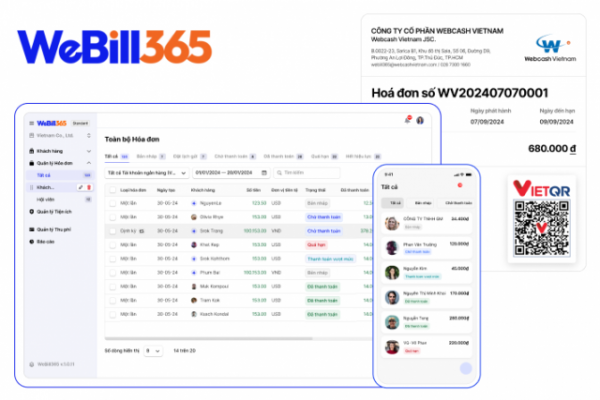 웹케시글로벌이 청구·수납 특화 빌링 솔루션 ‘WeBill365’를 베트남에 출시했다