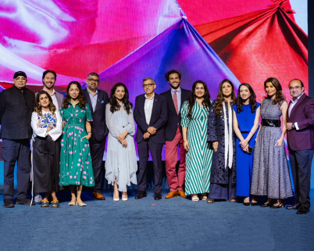 L to R: Tarun Tahiliani, Sujata Assomull, Ryan J. Piela, Rochelle Pinto, Shana Randhava, Sumit Bhasin, Gianandrea Ferrari, Dr. Kiran Sethi, MD, Anaita Shroff Adajania, Shruti Chandra, Rosemin, Jaffrey Zaman (Photo: Business Wire)