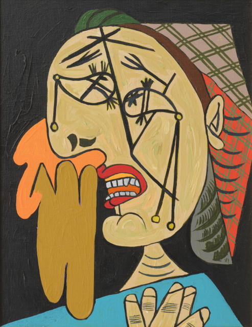 Tanaami Keiichi; Pleasure of Picasso––Mother and Child No.118; 2020/2021; acrylic on canvas; Courtesy of NANZUKA; Acquisition in progress; © Keiichi Tanaami; Image courtesy of NANZUKA and M+, Hong Kong