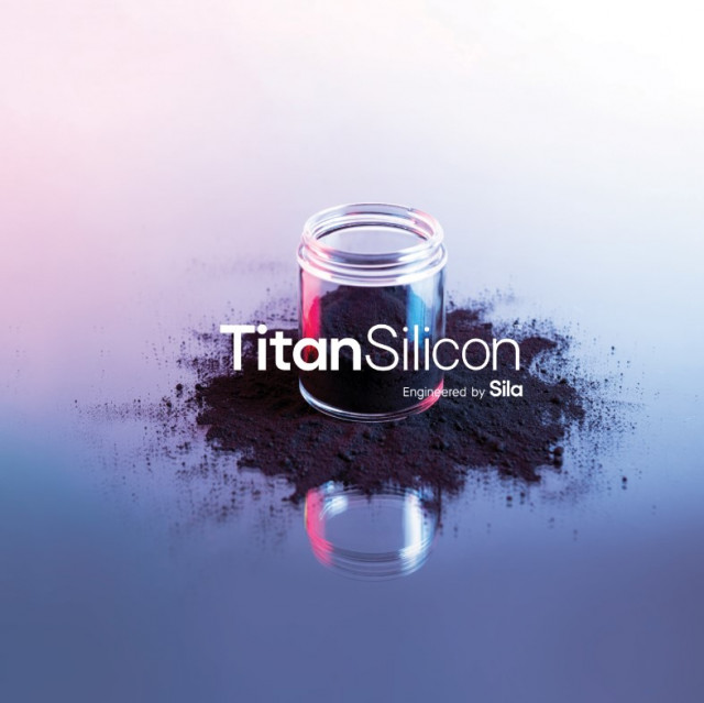 Sila&amp;#039;s high-performance nano-composite silicon anode, Titan Silicon. (Photo: Sila)