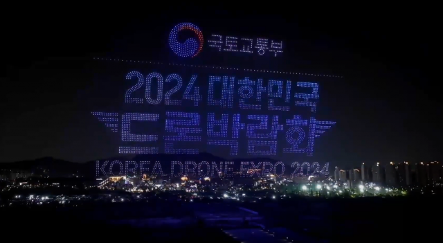 하늘을 수놓은 화려한 ‘드론 라이트쇼(World Drone Light Show 2024)’