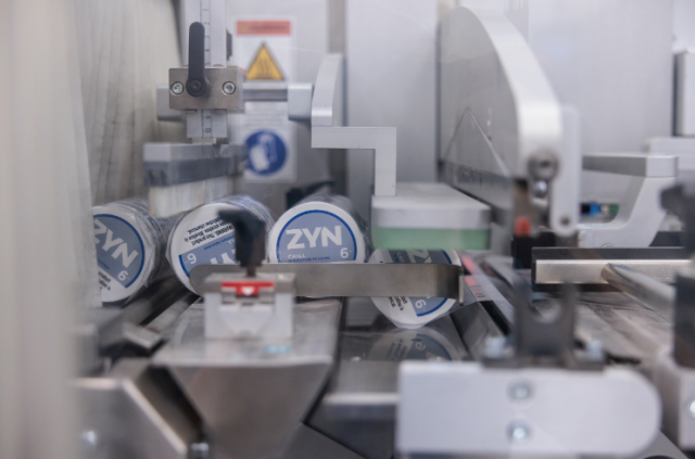 Production of ZYN oral nicotine pouches at the Swedish Match Owensboro, Ky., facility. (Photo: Business Wire)