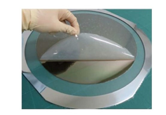 Easy removal of temporary bonding film by peeling off (Photo: Business Wire)