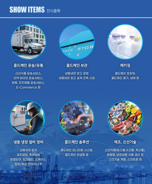 KOREA CODL CHAIN 2025 (제3회 국제콜드체인산업전) 전시모집 분야