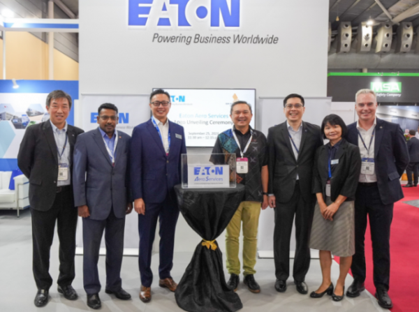 Eaton and SIAEC unveiled the logo at MRO Asia-Pacific (Photo: Business Wire)