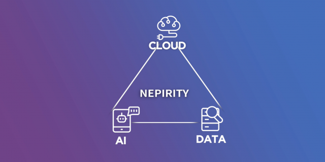 네피리티는 클라우드 기술을 기반으로 데이터 분석을 활용한 맞춤형 AI 솔루션을 제공하고 있다