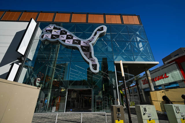 Exterior of new PUMA Las Vegas Flagship Store  Business Wire)